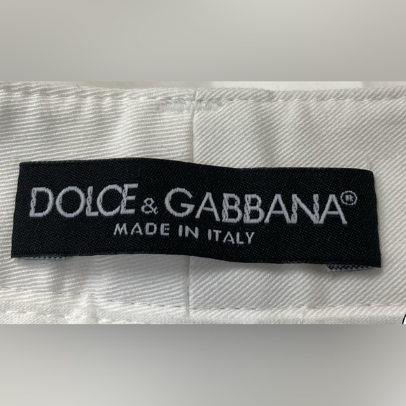 Dolce & Gabbana, size 42 EU (6 US), White/Cream Pants - Picture 3 of 7